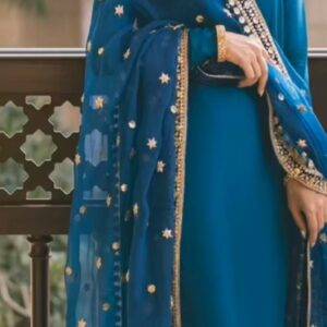 Elvish Raw Silk with Pure Embroidered Dupatta