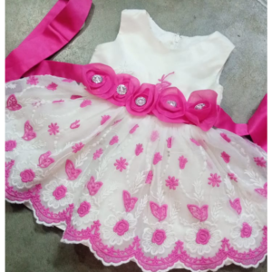 Barbie Frock for 1 Year Baby Girl